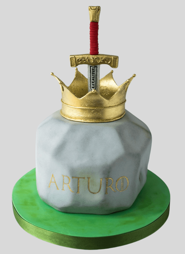 Ravishing The Sword in the Stone Cake