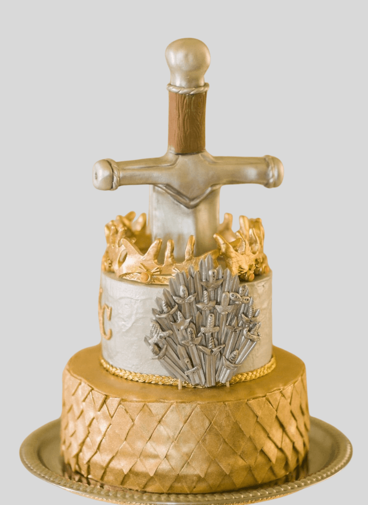 Resplendent The Sword in the Stone Cake