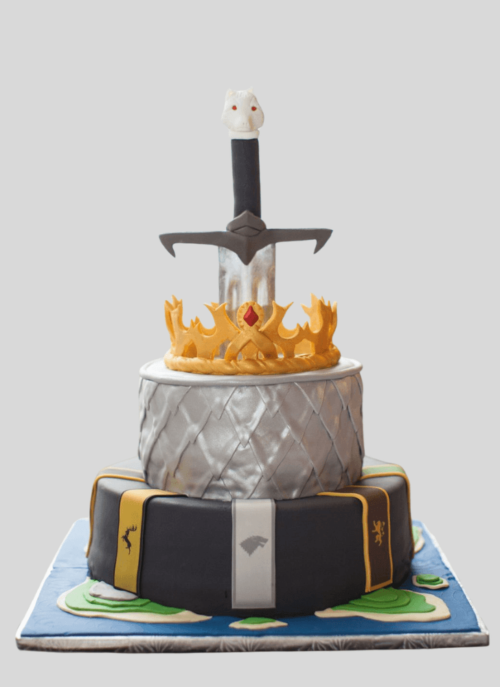 Shapely The Sword in the Stone Cake