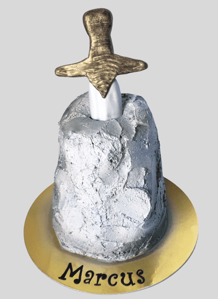 Wonderful The Sword in the Stone Cake Design