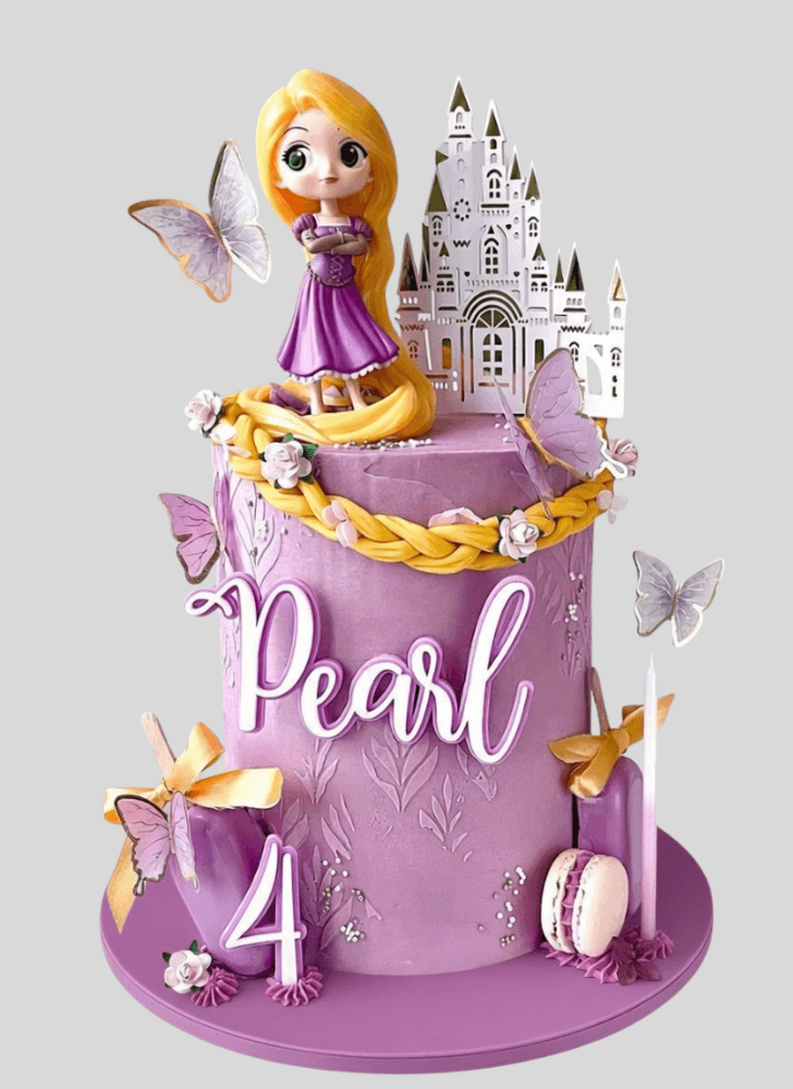 Adorable Tangled Cake