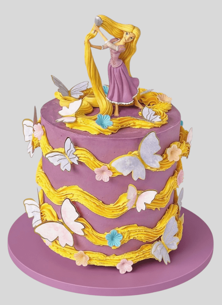 Alluring Tangled Cake