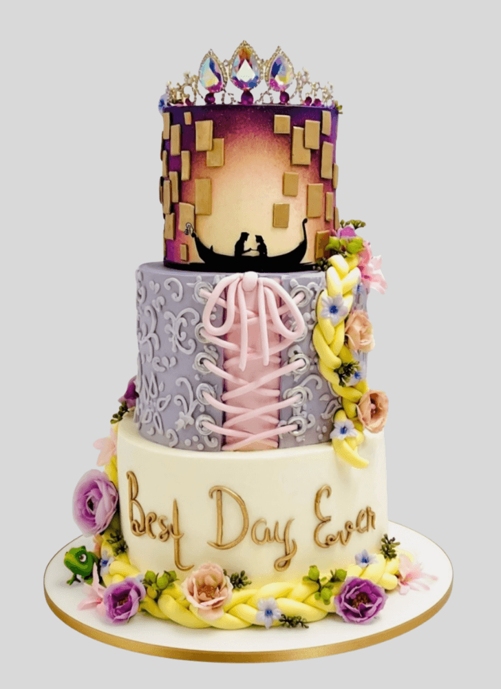 Captivating Tangled Cake