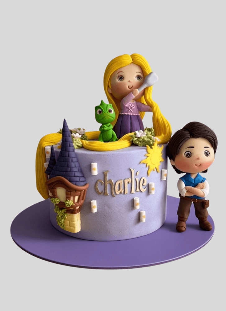 Delightful Tangled Cake