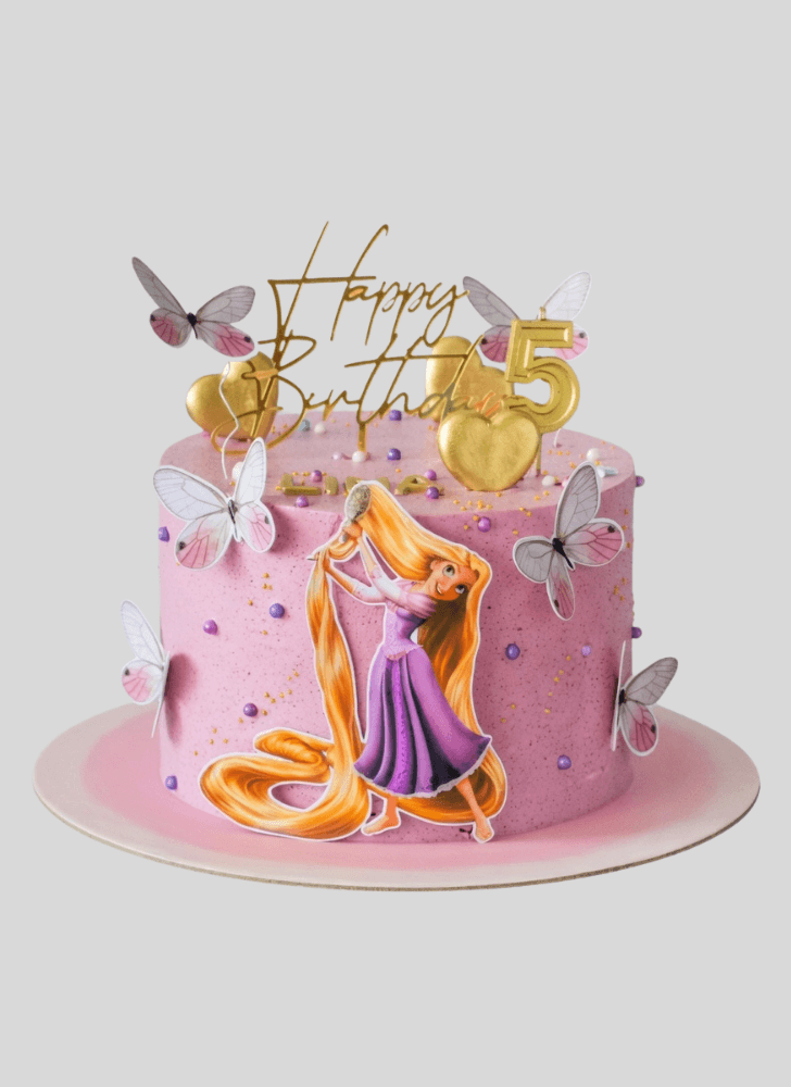 Enthralling Tangled Cake