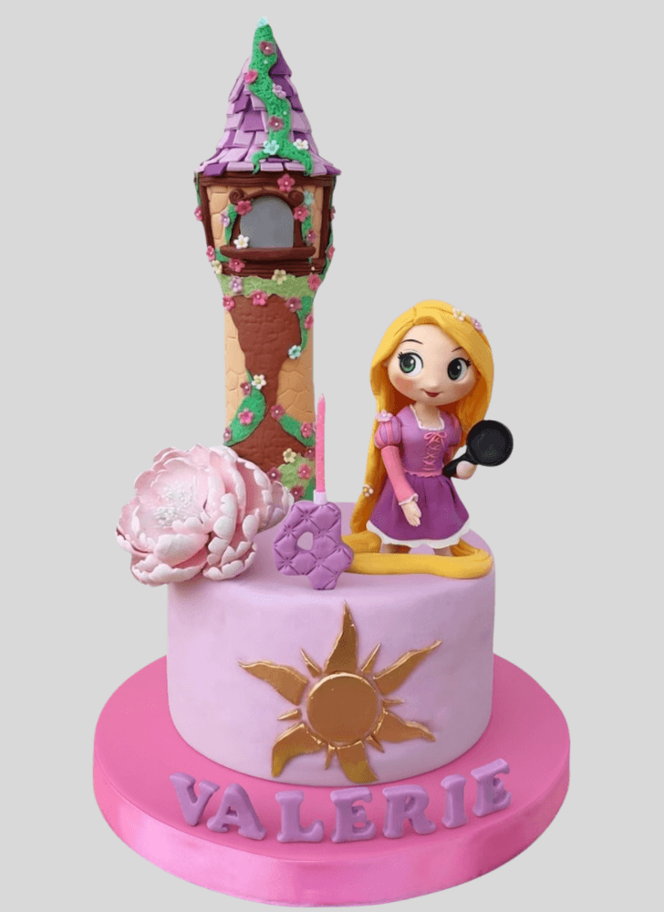 Enticing Tangled Cake