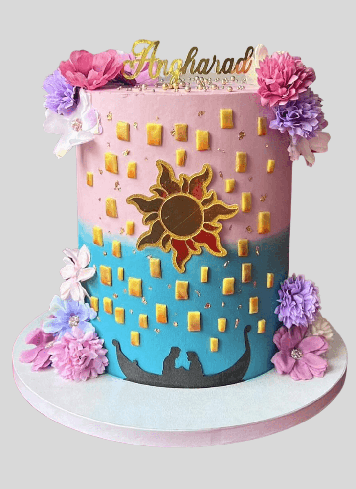 Handsome Tangled Cake