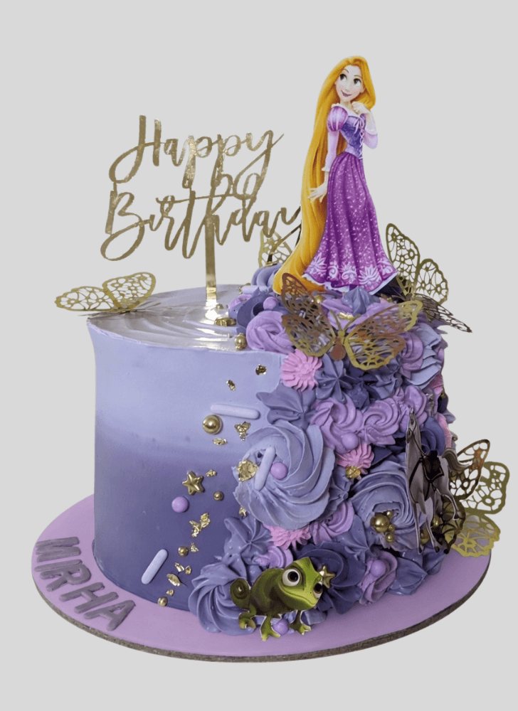 Lovely Tangled Cake Design