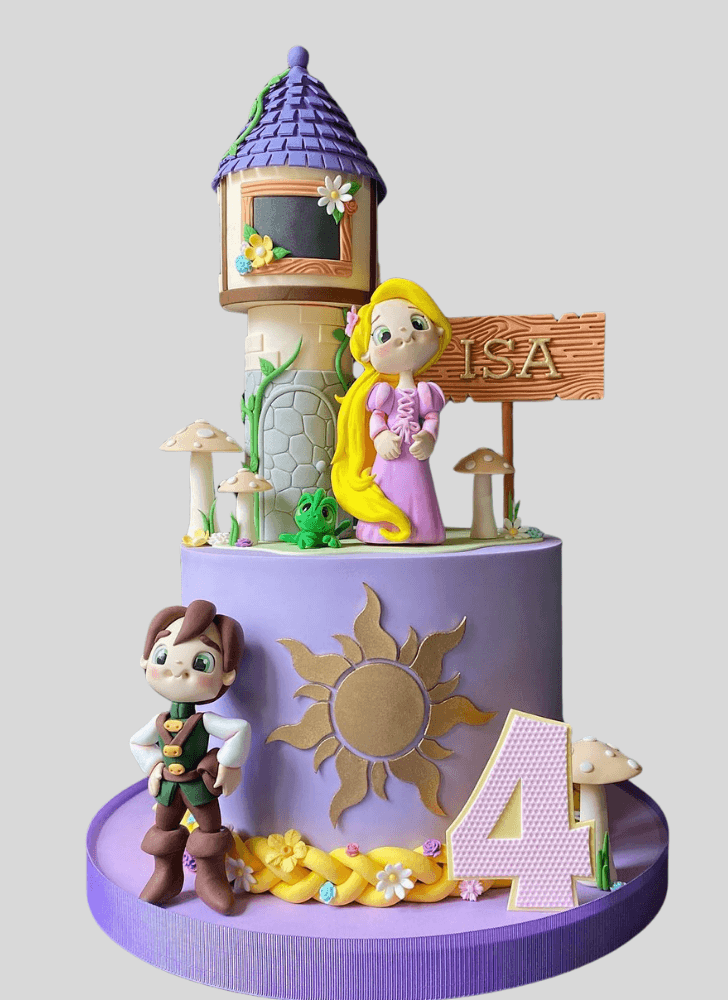 Shapely Tangled Cake