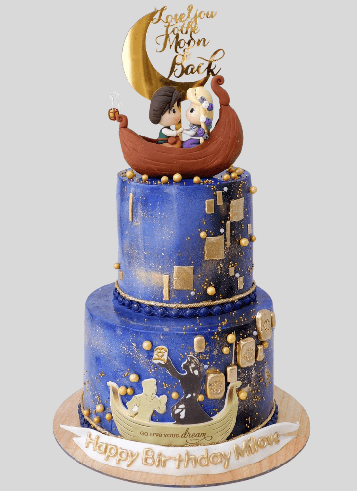 Splendid Tangled Cake