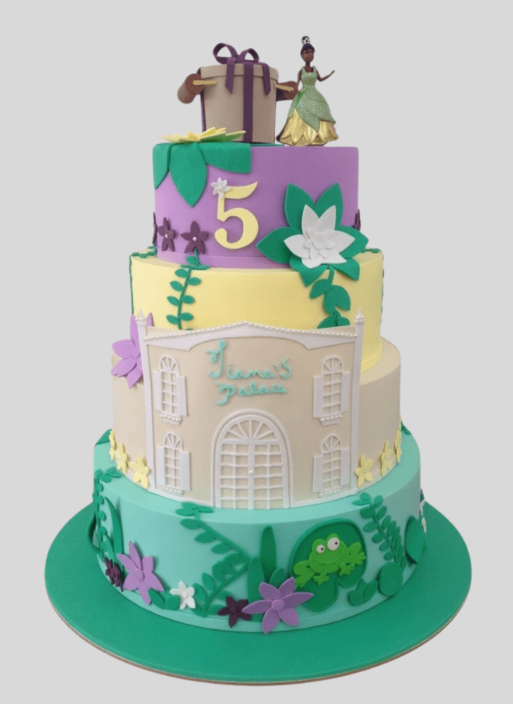 Captivating The Princess and the Frog Cake