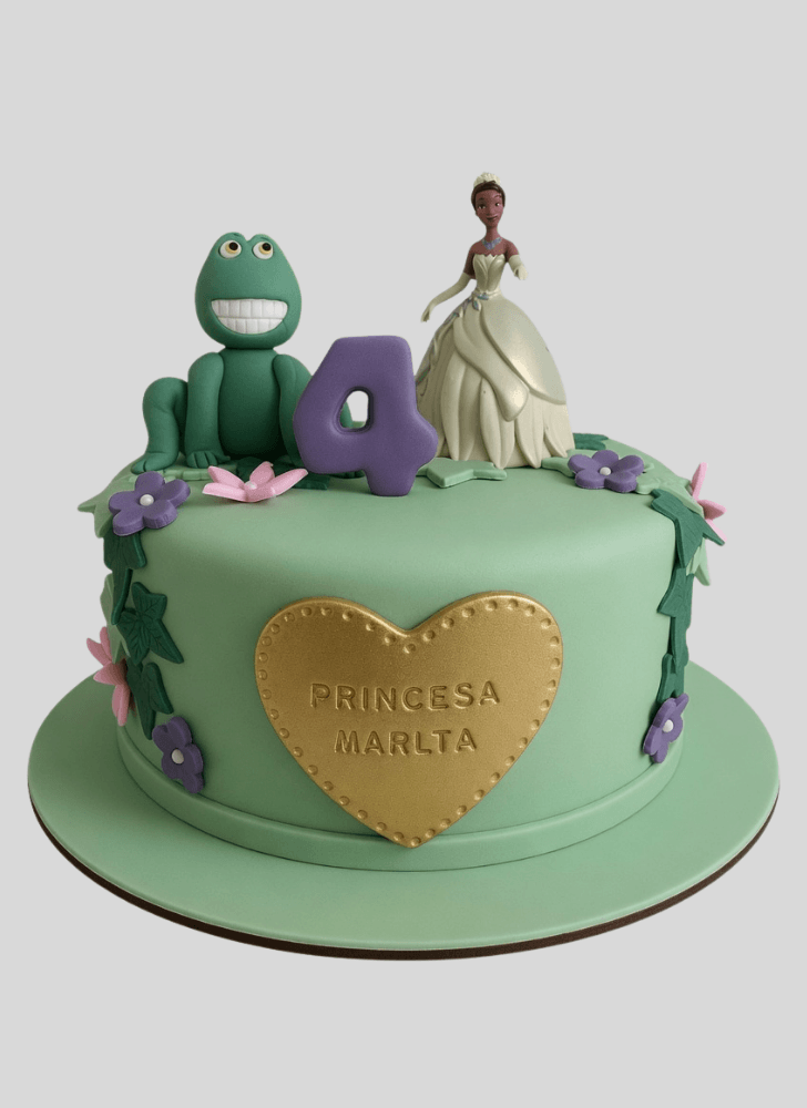 Cute The Princess and the Frog Cake