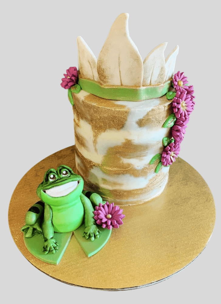 Pretty The Princess and the Frog Cake