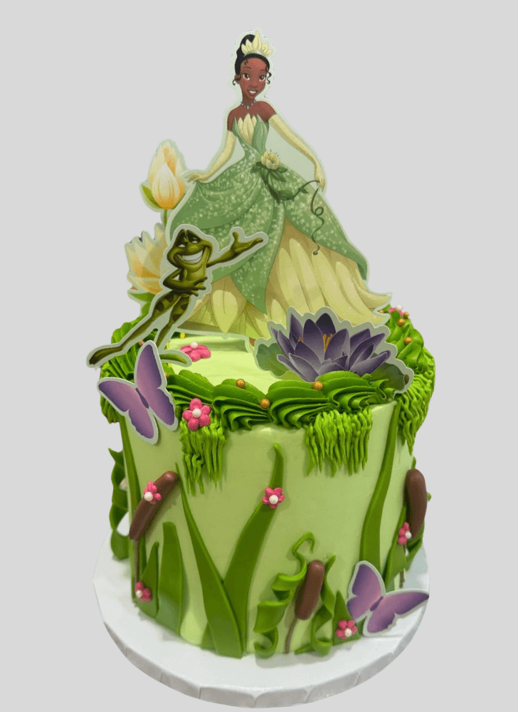 Shapely The Princess and the Frog Cake
