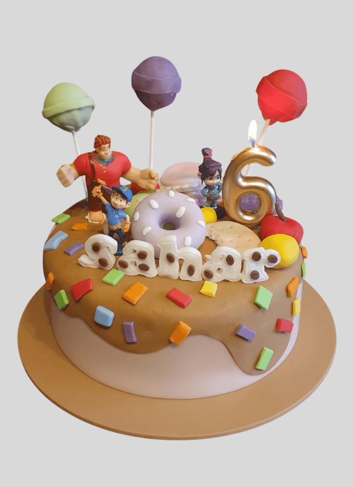 Shapely Wreck-It Ralph Cake