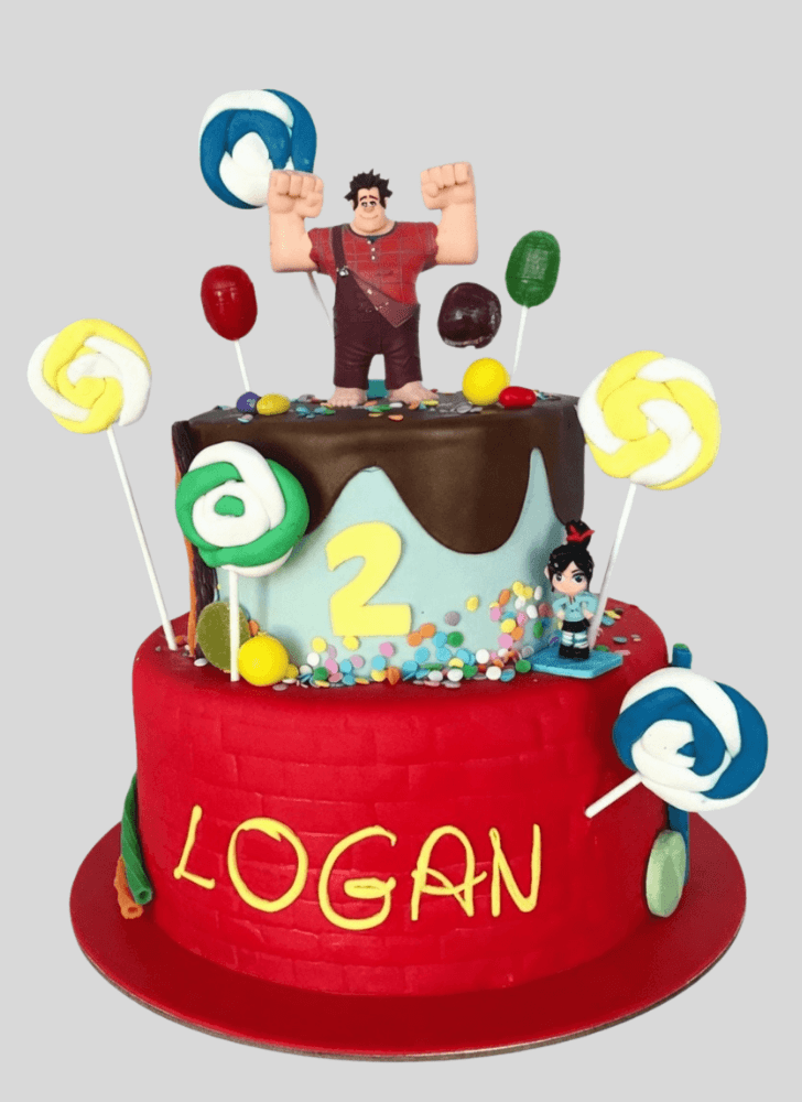 Wonderful Wreck-It Ralph Cake Design