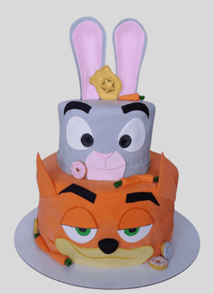 Appealing Zootopia Cake