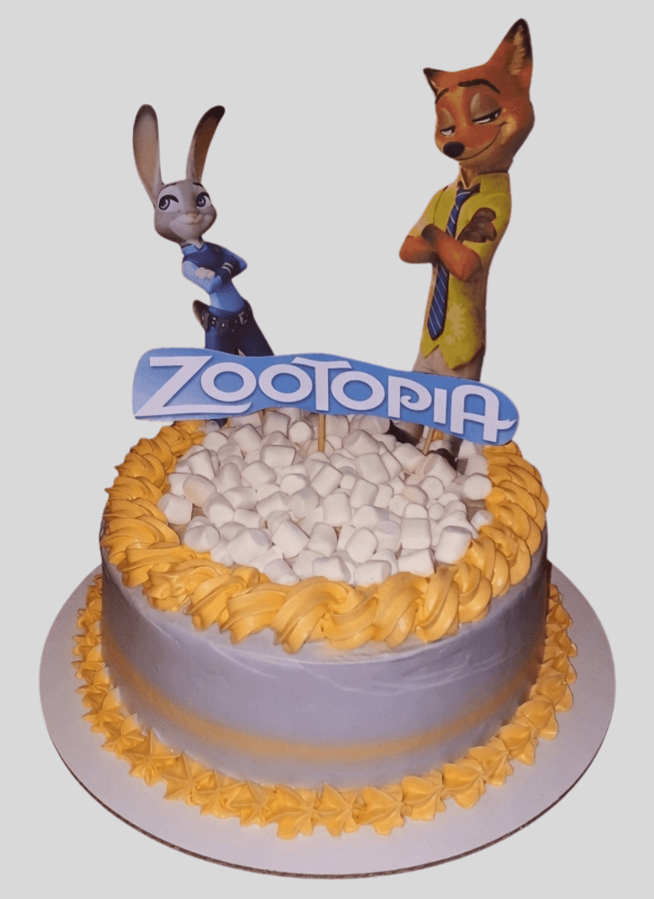 Beauteous Zootopia Cake