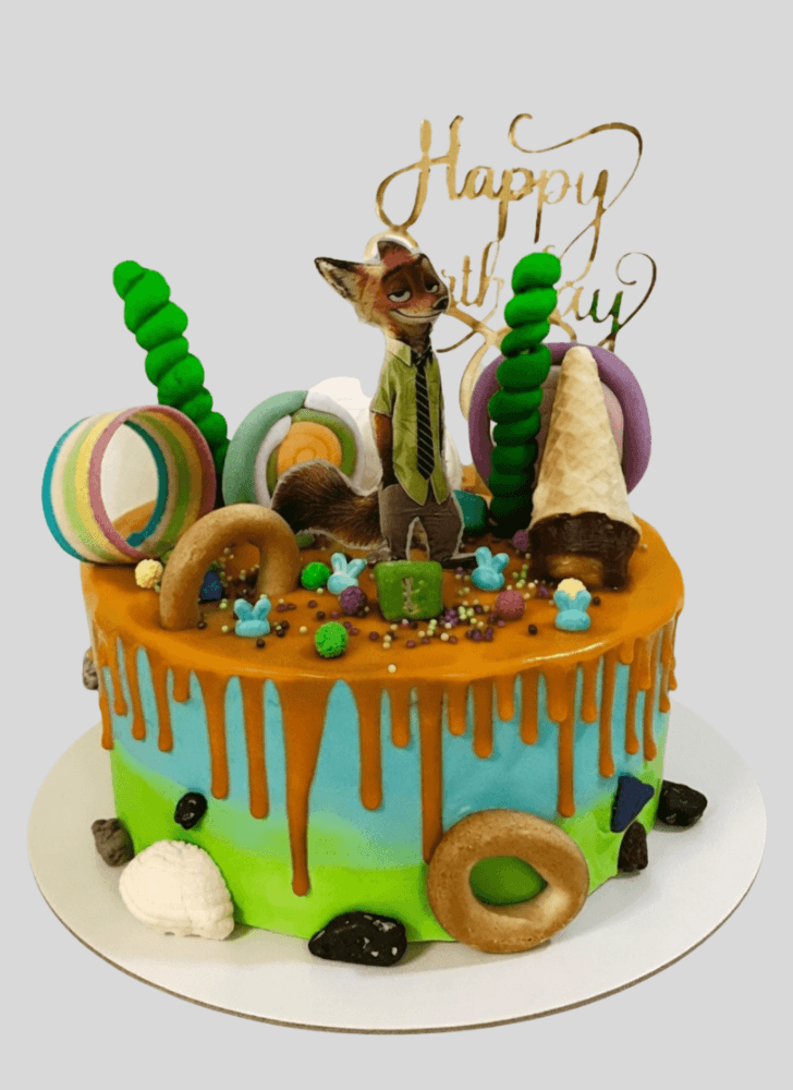 Bewitching Zootopia Cake