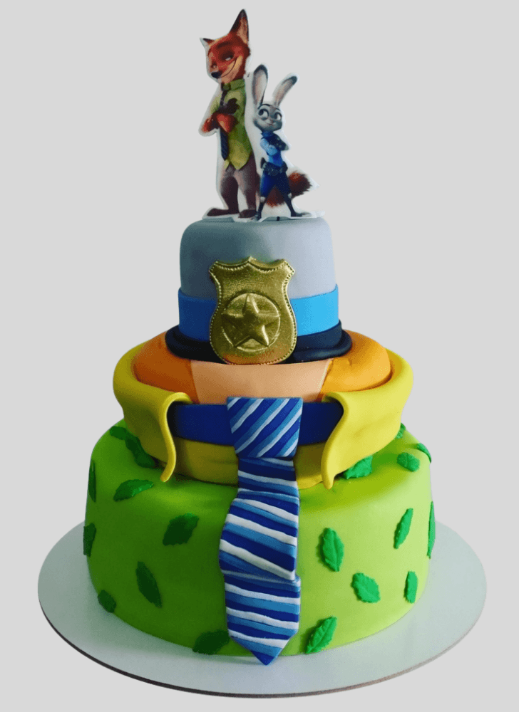 Captivating Zootopia Cake