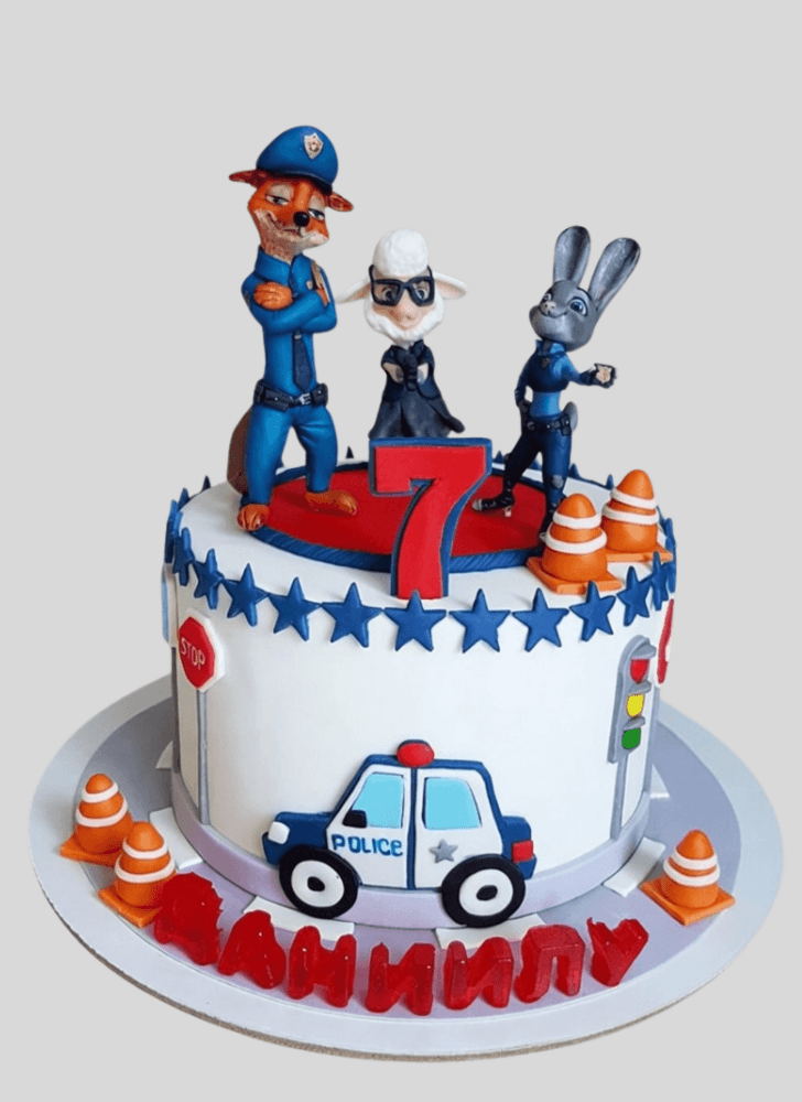 Fair Zootopia Cake