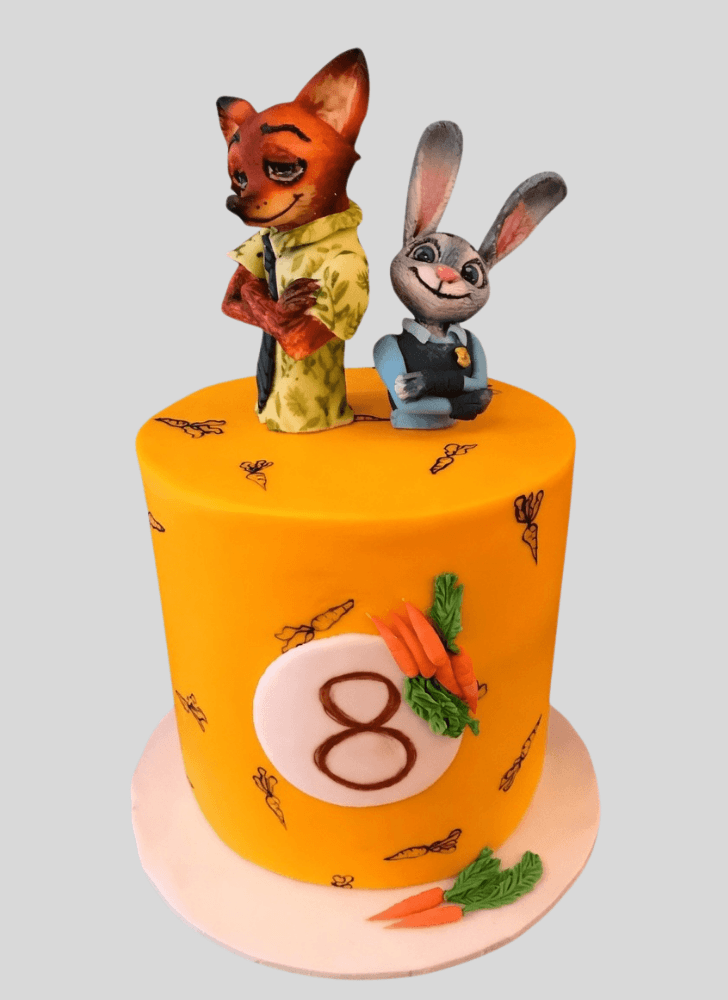 Fetching Zootopia Cake