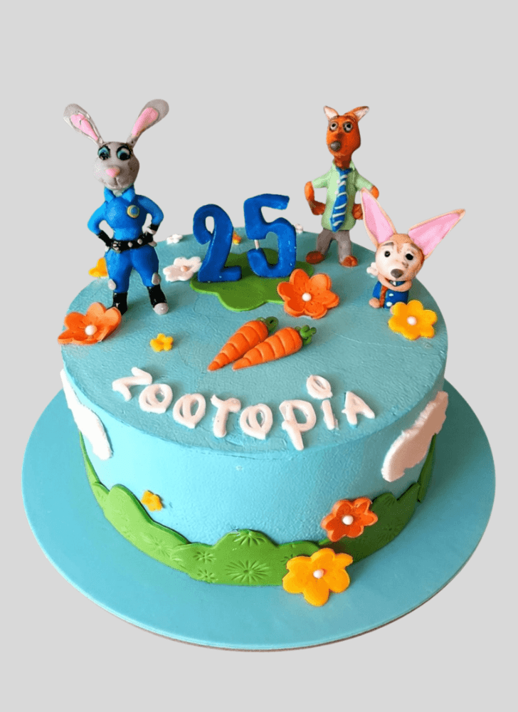 Fine Zootopia Cake