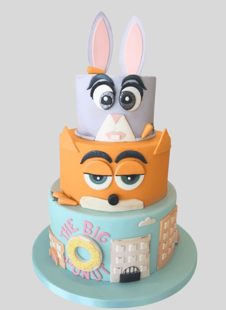 Gorgeous Zootopia Cake