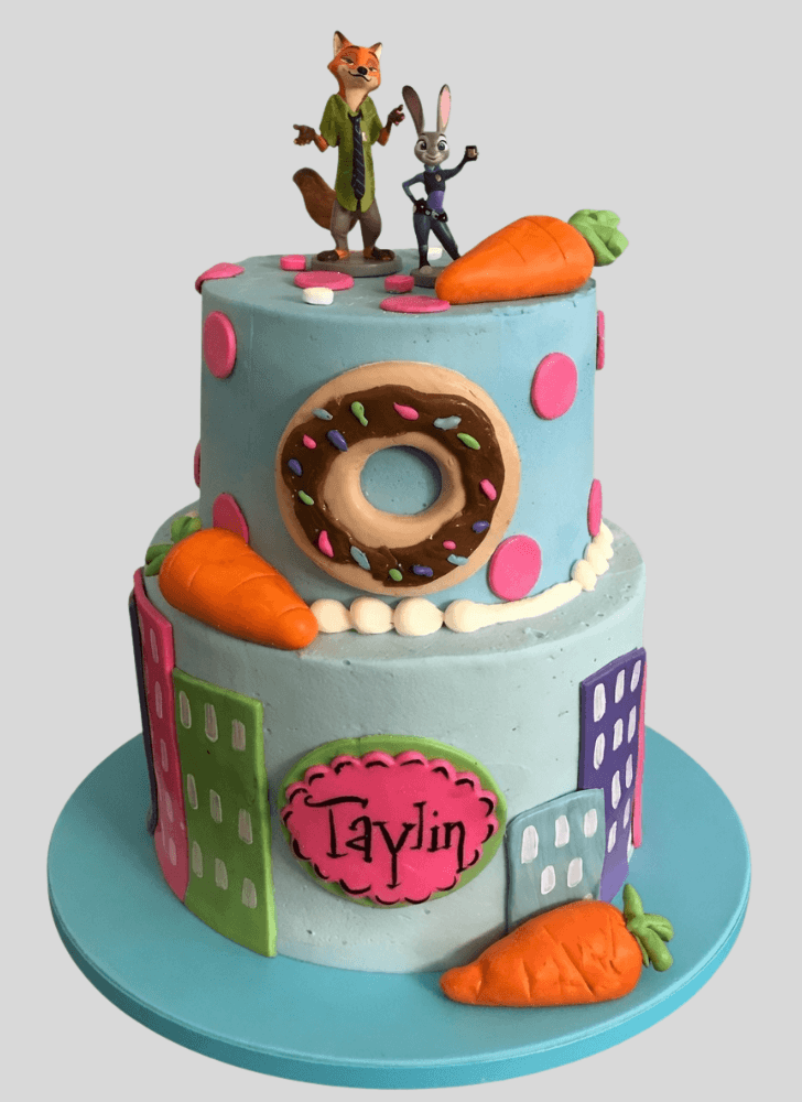 Graceful Zootopia Cake