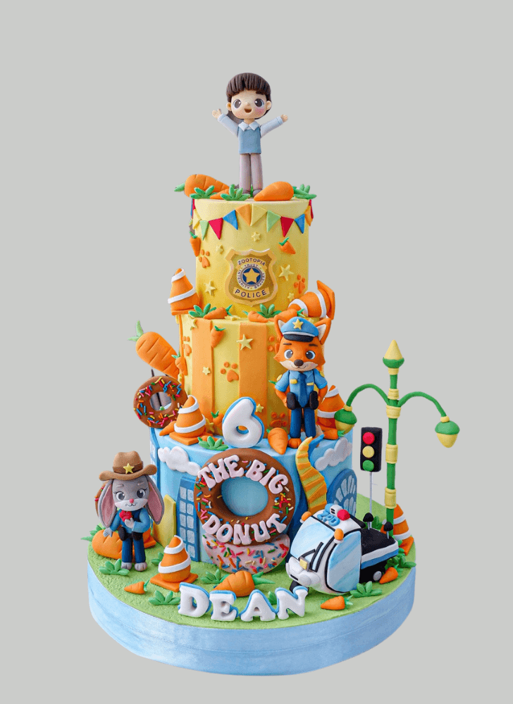 Ideal Zootopia Cake
