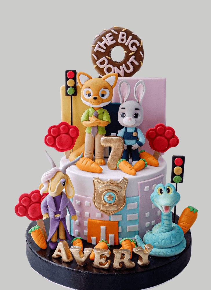 Magnetic Zootopia Cake