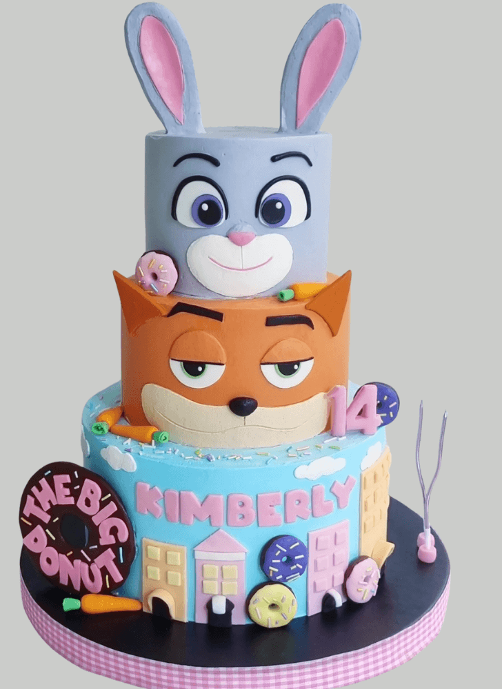 Magnificent Zootopia Cake