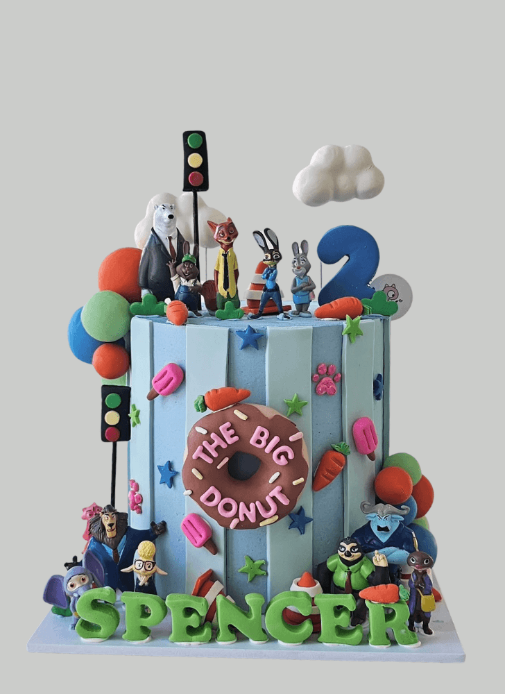 Marvelous Zootopia Cake