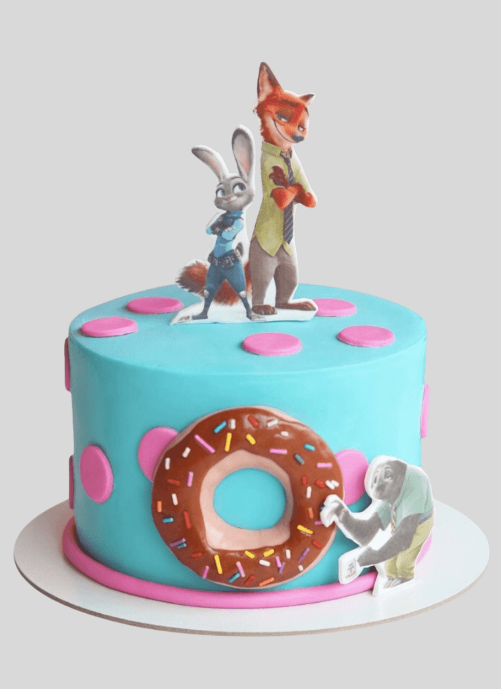 Nice Zootopia Cake