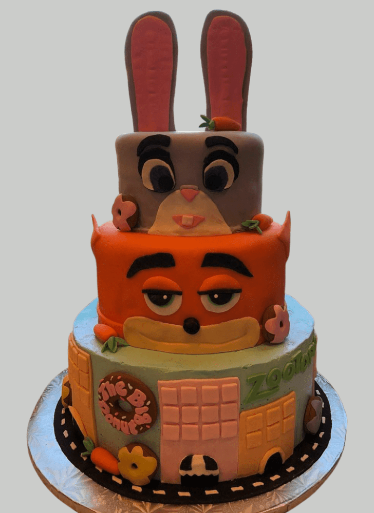 Radiant Zootopia Cake