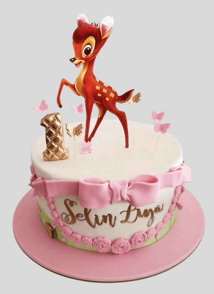Admirable Bambi Cake Design