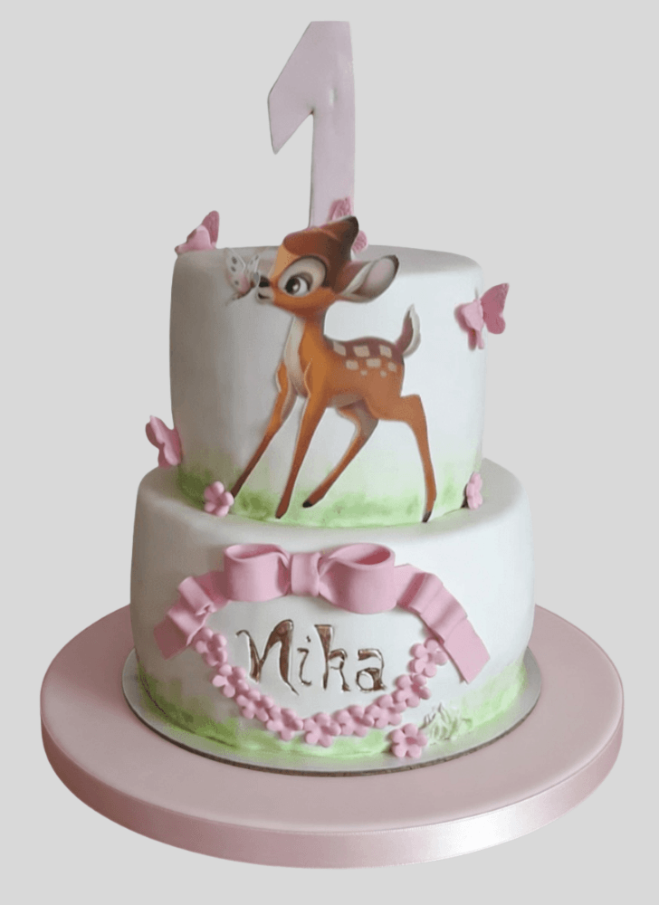 Captivating Bambi Cake
