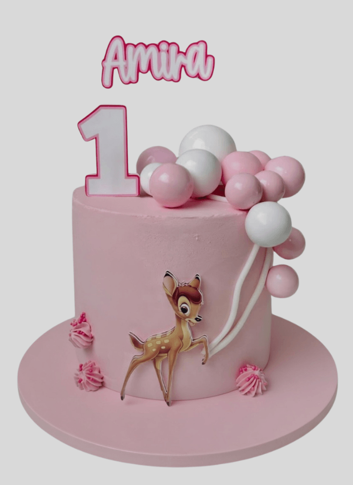 Elegant Bambi Cake