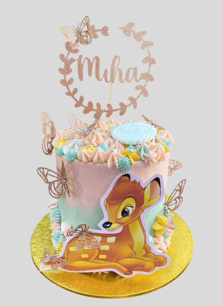 Enticing Bambi Cake