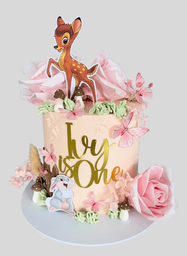 Fetching Bambi Cake