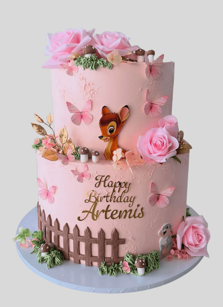 Graceful Bambi Cake
