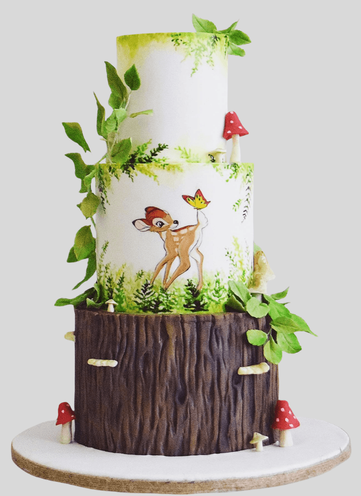Inviting Bambi Cake