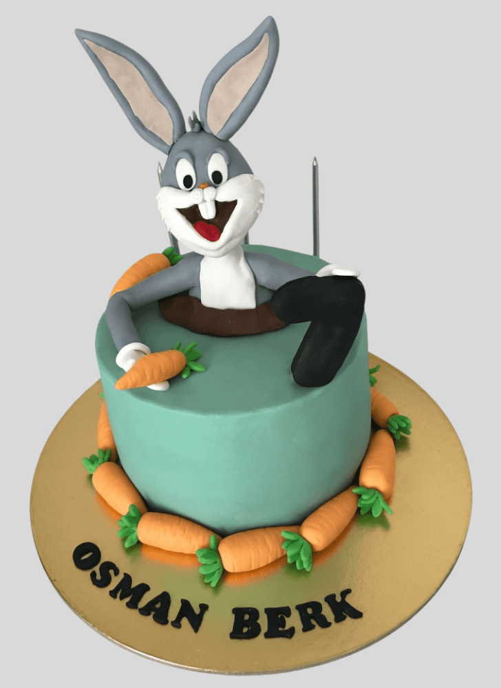 Cute Bugs Bunny Cake