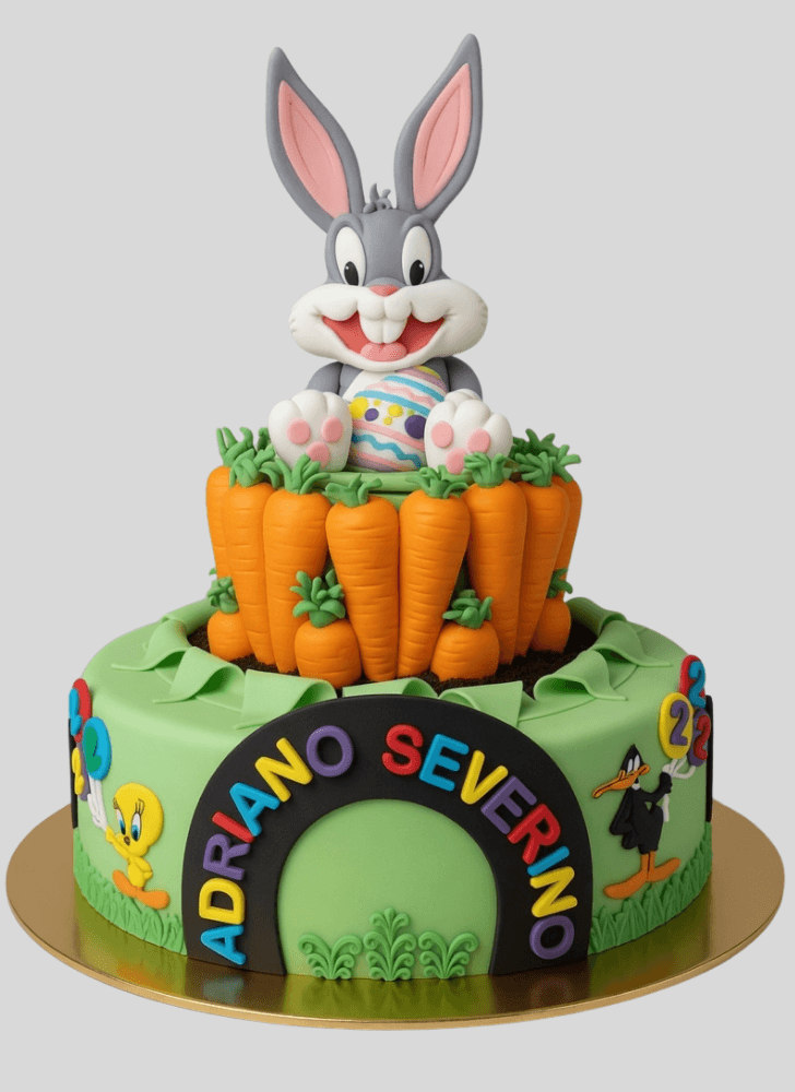 Fascinating Bugs Bunny Cake