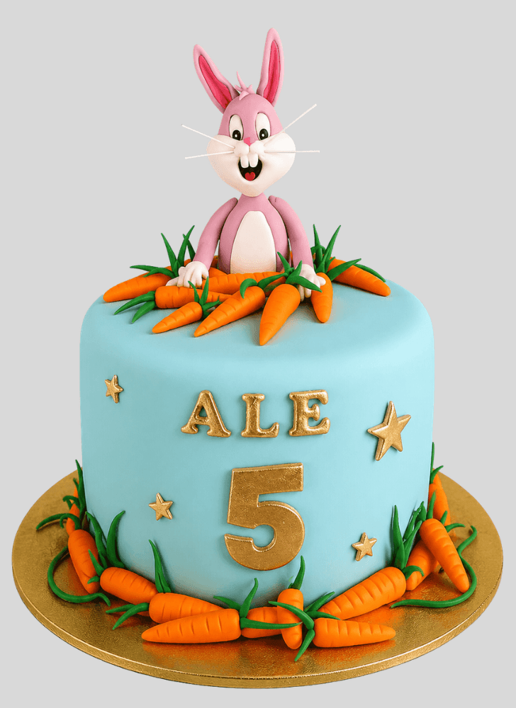 Handsome Bugs Bunny Cake