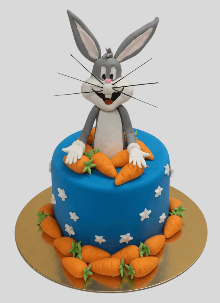 Lovely Bugs Bunny Cake Design
