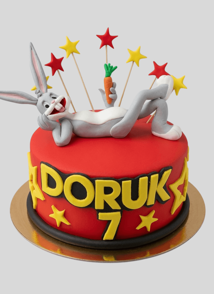 Refined Bugs Bunny Cake