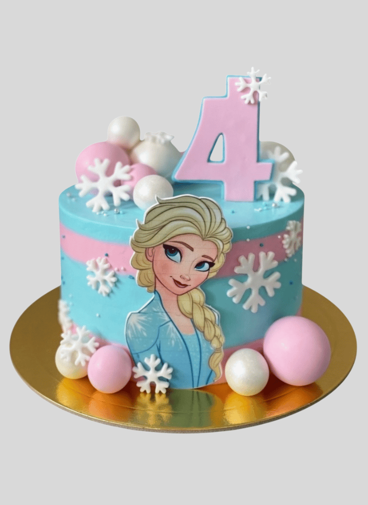 Admirable Disneys Elsa Cake Design