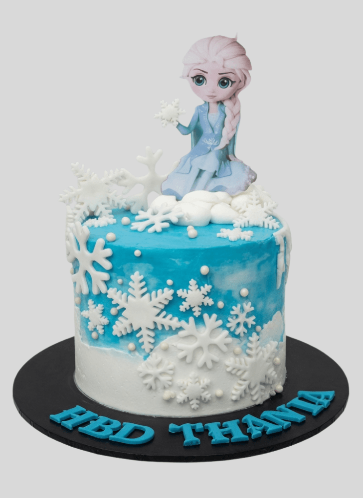 Appealing Disneys Elsa Cake