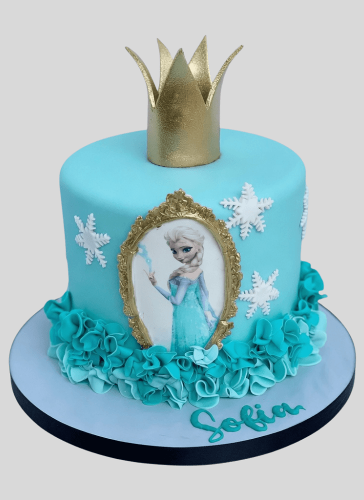 Beauteous Disneys Elsa Cake
